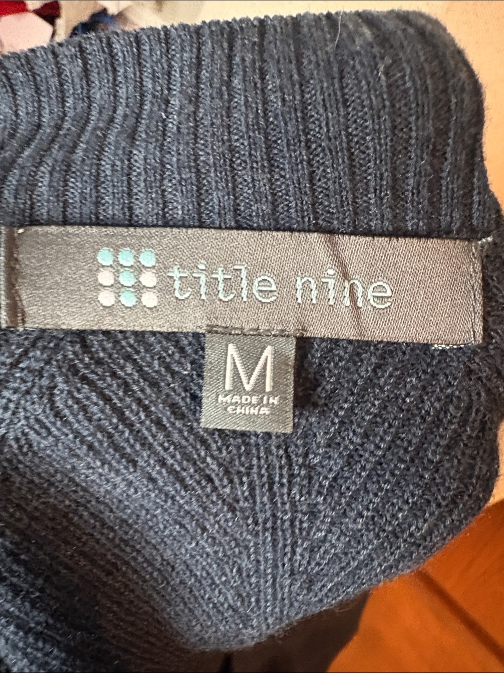 Title Nine Women's Slate Blue Crewneck Sweater - Picture 6 of 8